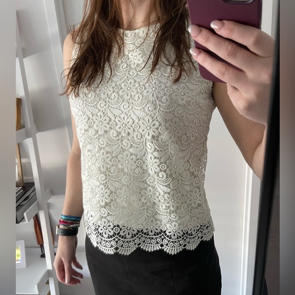 Uniqlo Lace Top - Picture 1 of 5